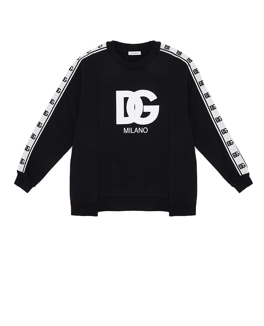 Детский свитшот (костюм) Dolce&Gabbana Kids L4JWIR-G7KK0-B, черный цвет • Купить в интернет-магазине Kameron