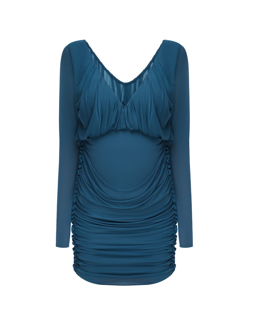 Платье Saint Laurent 729749-Y5G98, бирюзовый цвет • Купить в интернет-магазине Kameron