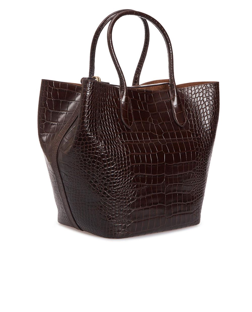 Шкіряна сумка Polo Ralph Lauren 428751506002, коричневий колір • Купити в інтернет-магазині Kameron