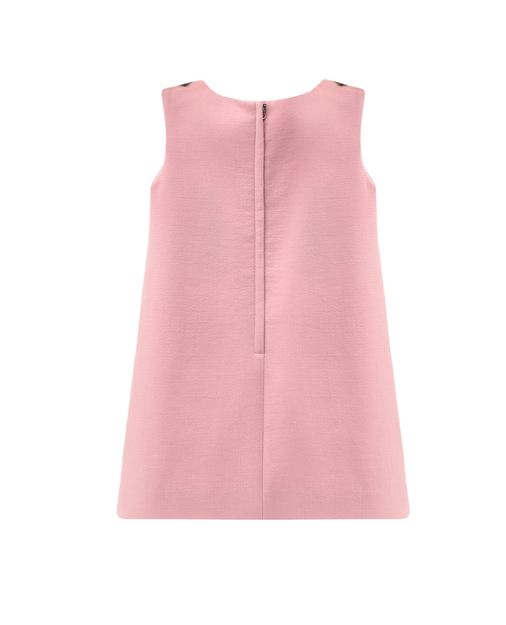 Шерстяное платье Dolce&Gabbana Kids L59D79-FUBD2-S, розовый цвет • Купить в интернет-магазине Kameron