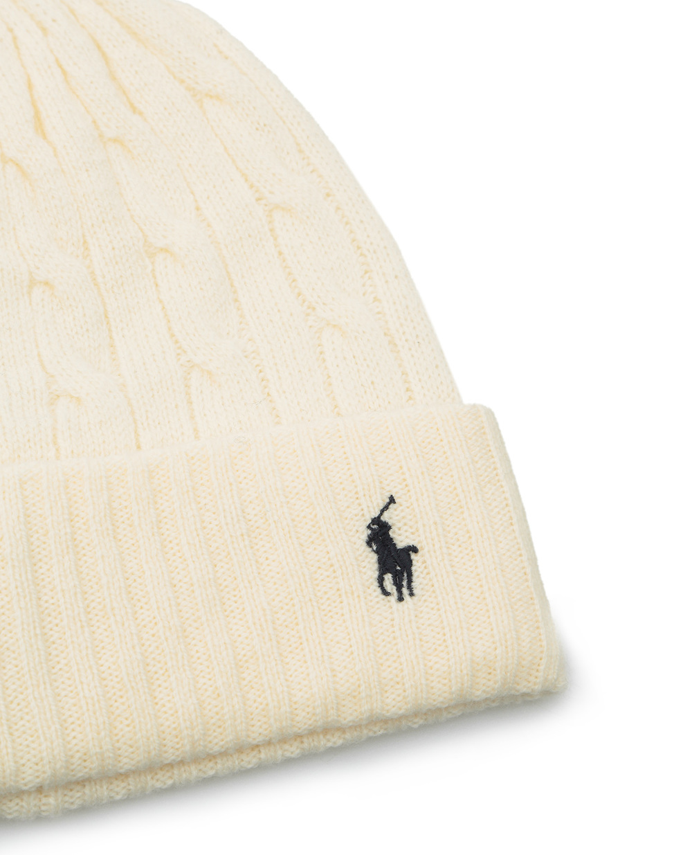 Шерстяная шапка Polo Ralph Lauren 455858396003, белый цвет • Купить в интернет-магазине Kameron