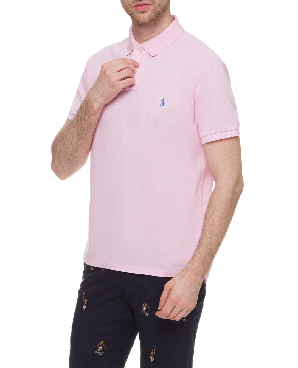 Поло Polo Ralph Lauren 710795080004, рожевий колір • Купити в інтернет-магазині Kameron