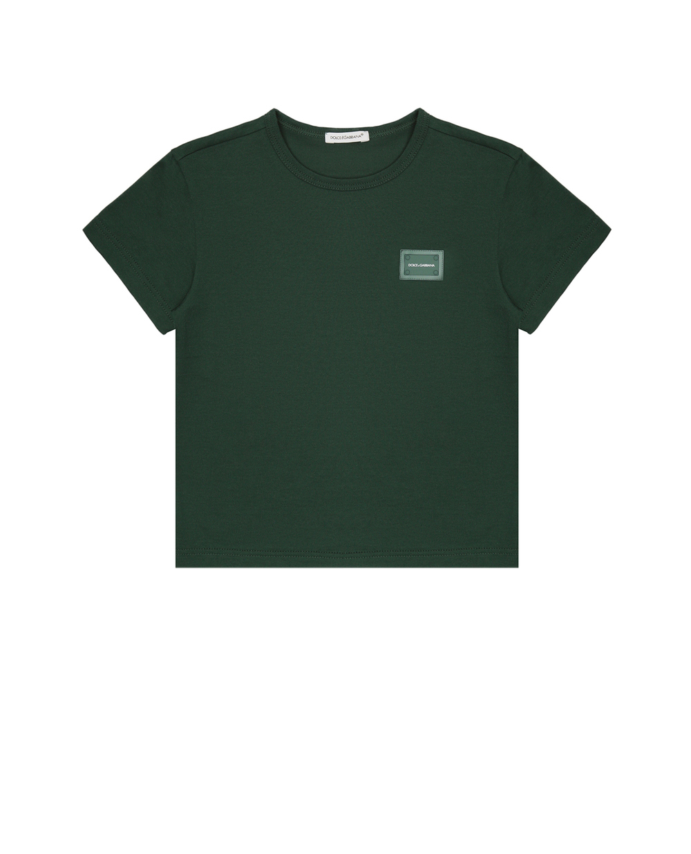 Детская футболка Dolce&Gabbana Kids L4JT7T-G7OLK-B-, зеленый цвет • Купить в интернет-магазине Kameron