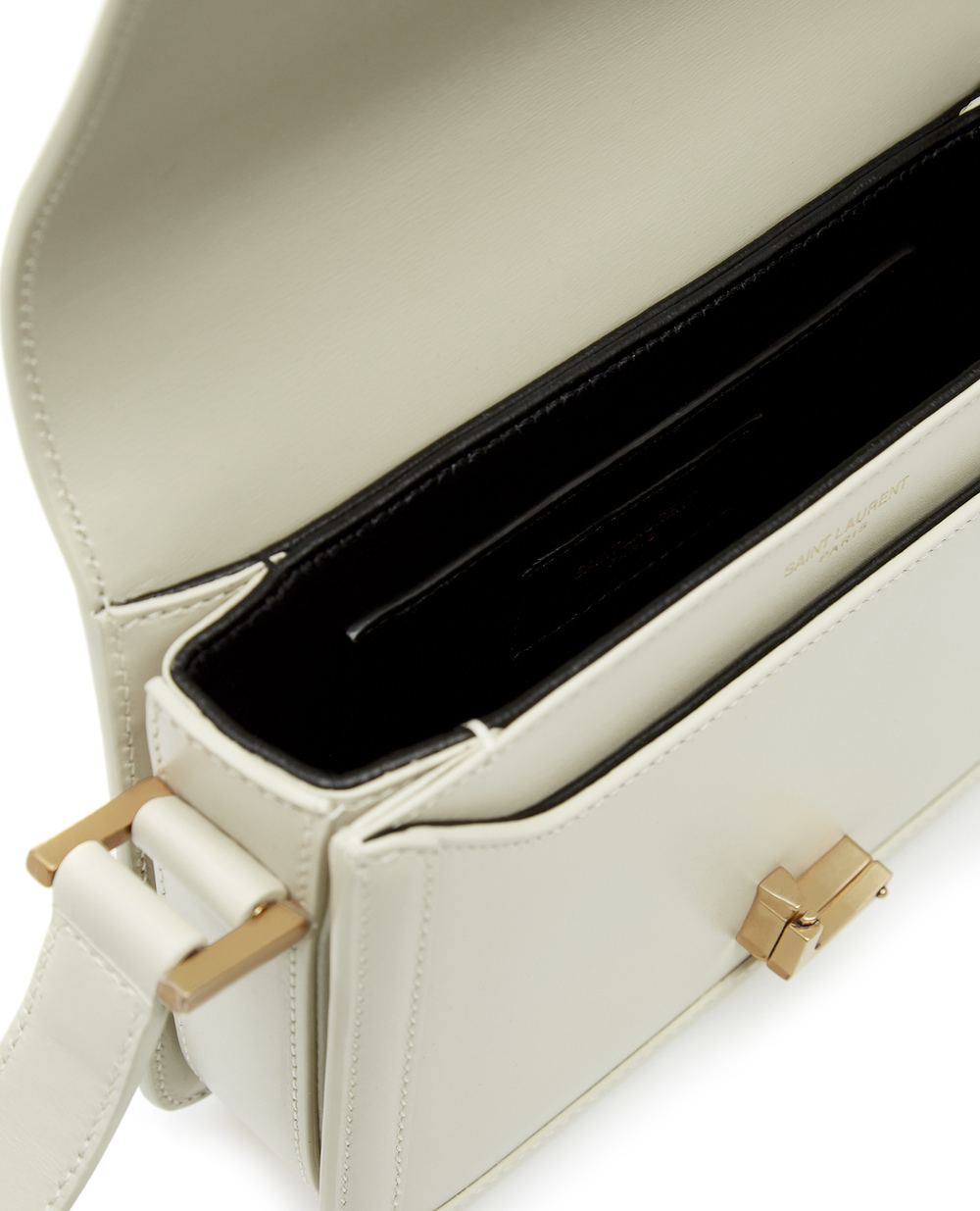Шкіряна сумка Solferino Small Saint Laurent 634306-0SX0W-, бежевий колір • Купити в інтернет-магазині Kameron