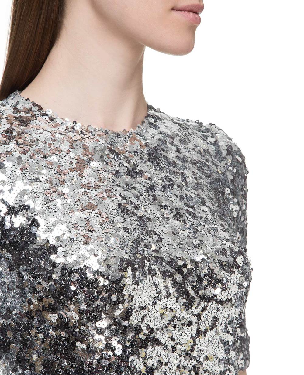 Платье Dolce&Gabbana F6G1BT-HLMZM, серебряный цвет • Купить в интернет-магазине Kameron