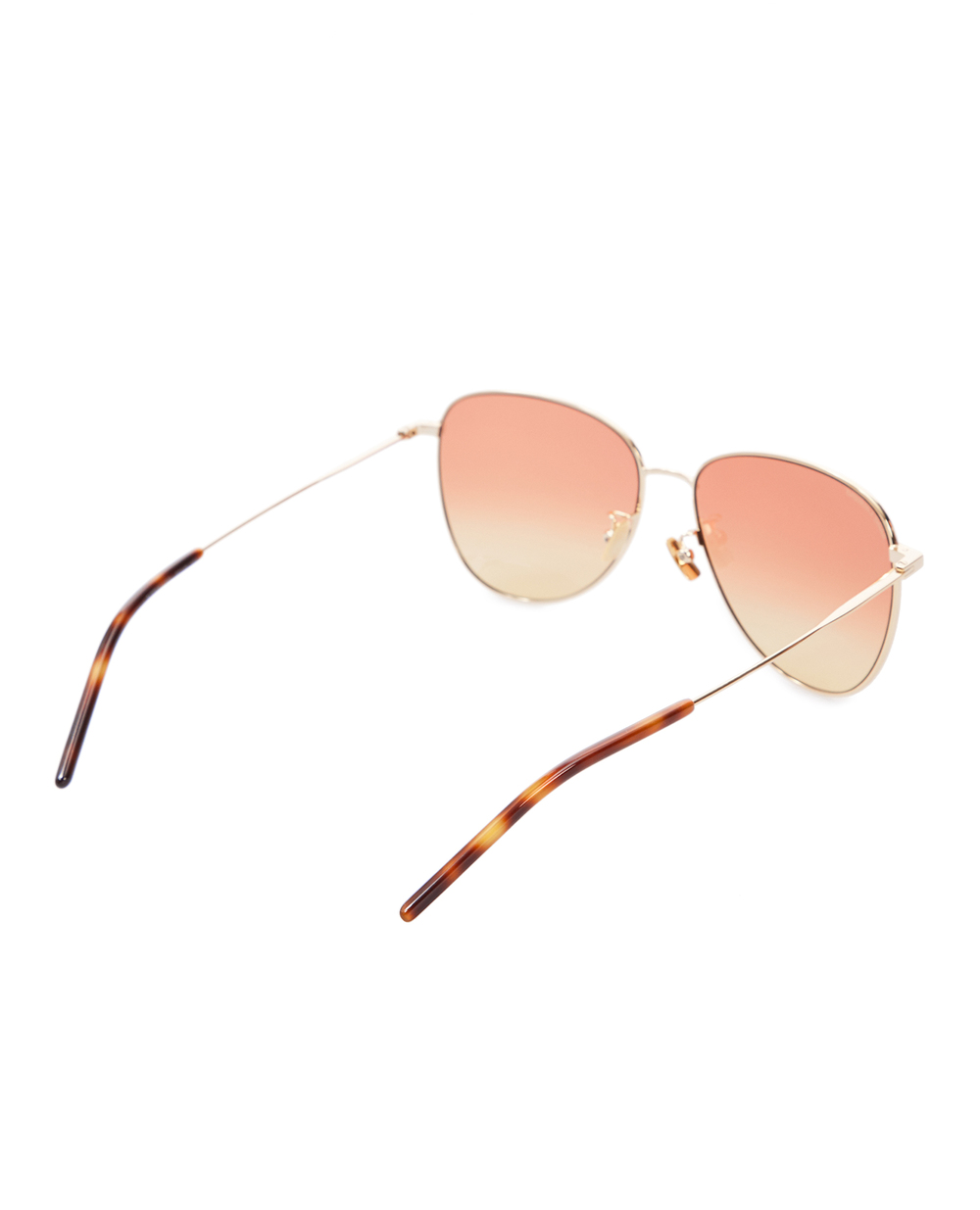 Сонцезахисні окуляри Saint Laurent SL 328/K-008, золотий колір • Купити в інтернет-магазині Kameron