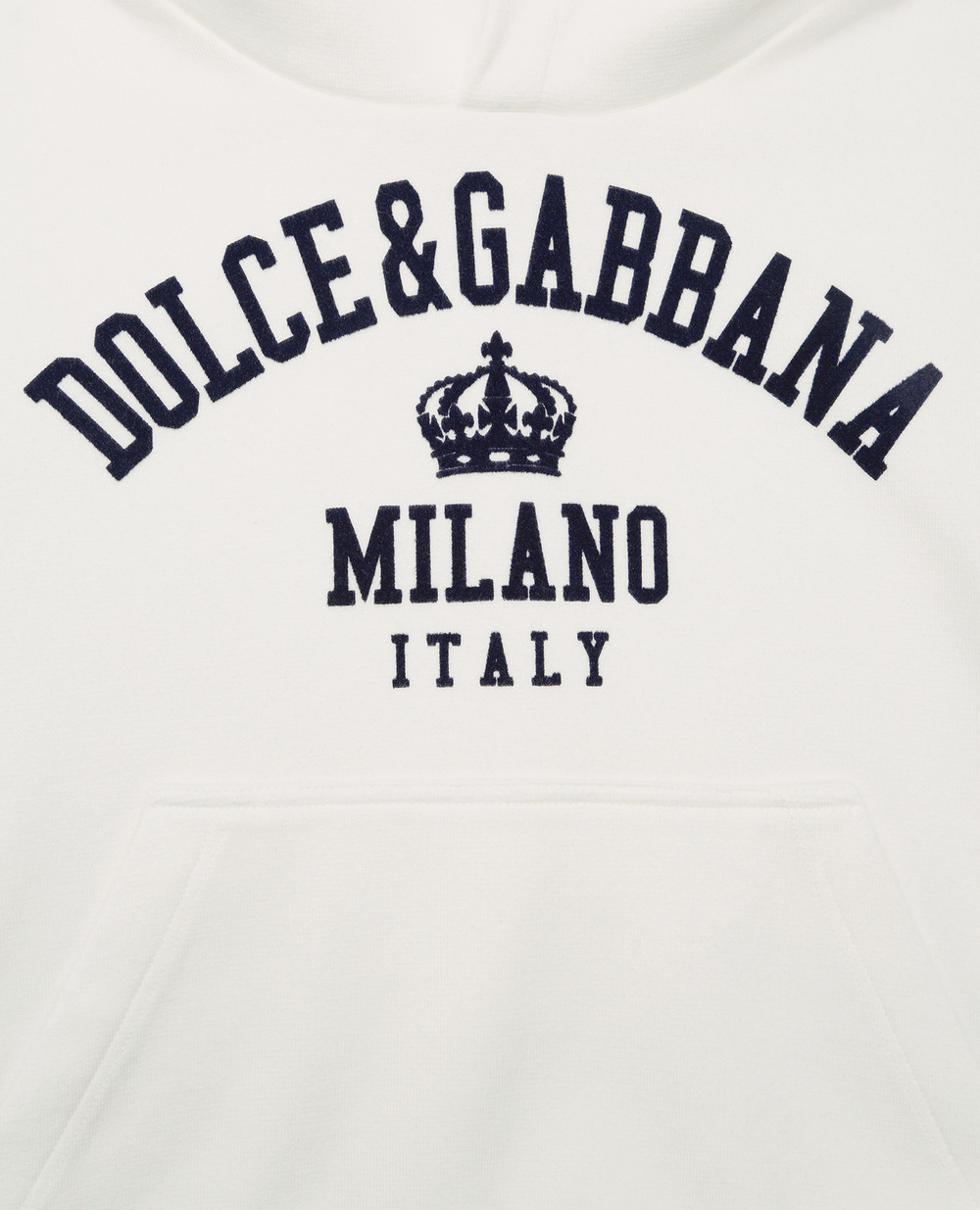 Худи Dolce&Gabbana Kids L4JWBM-G7BDI-B, білий колір • Купити в інтернет-магазині Kameron