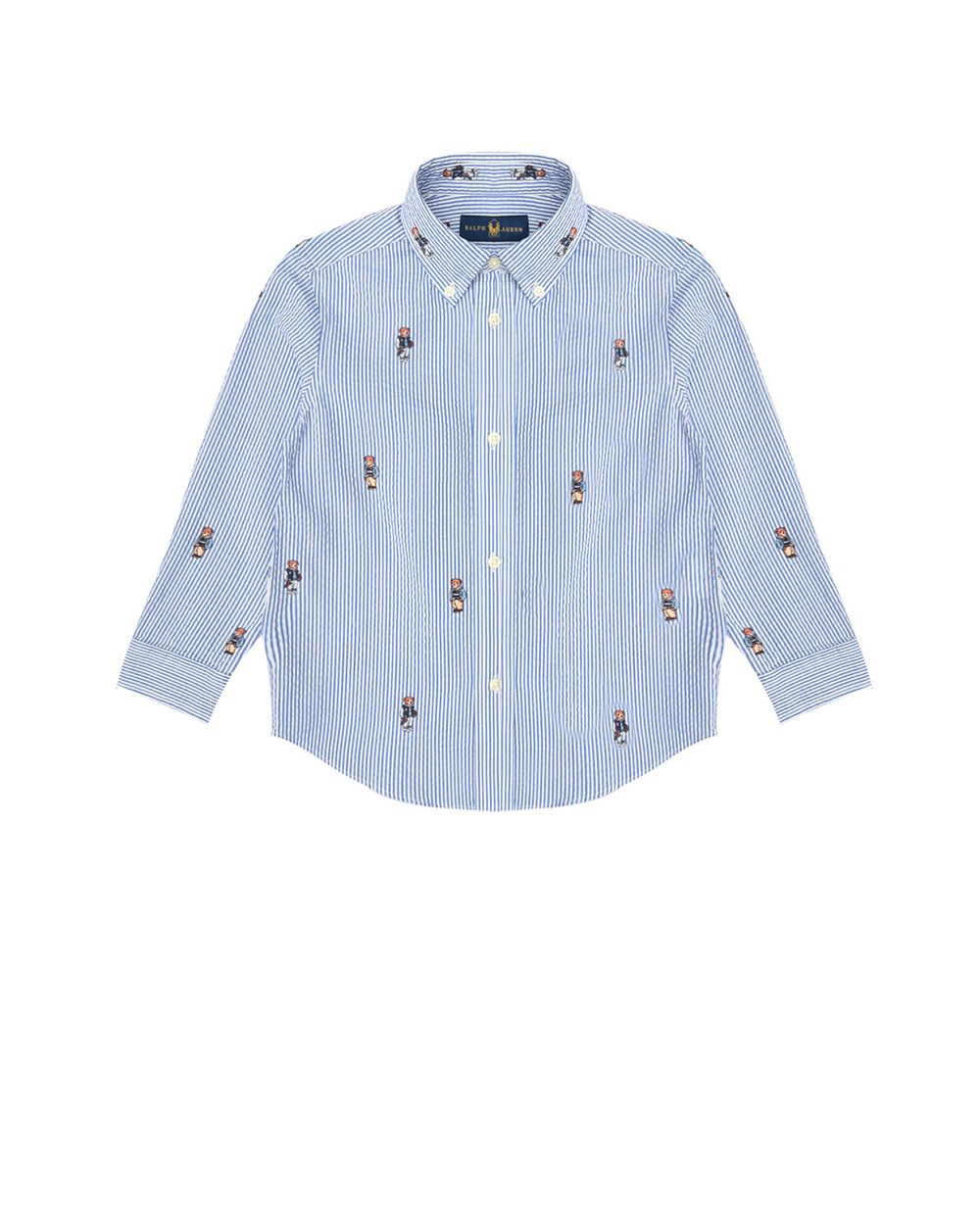 Рубашка Polo Ralph Lauren Kids 321785769002, синий цвет • Купить в интернет-магазине Kameron