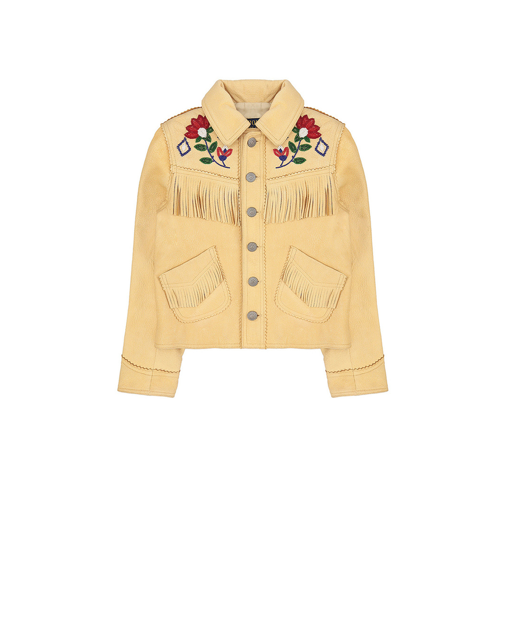 Дитяча шкіряна куртка Polo Ralph Lauren Kids 313711900001, жовтий колір • Купити в інтернет-магазині Kameron