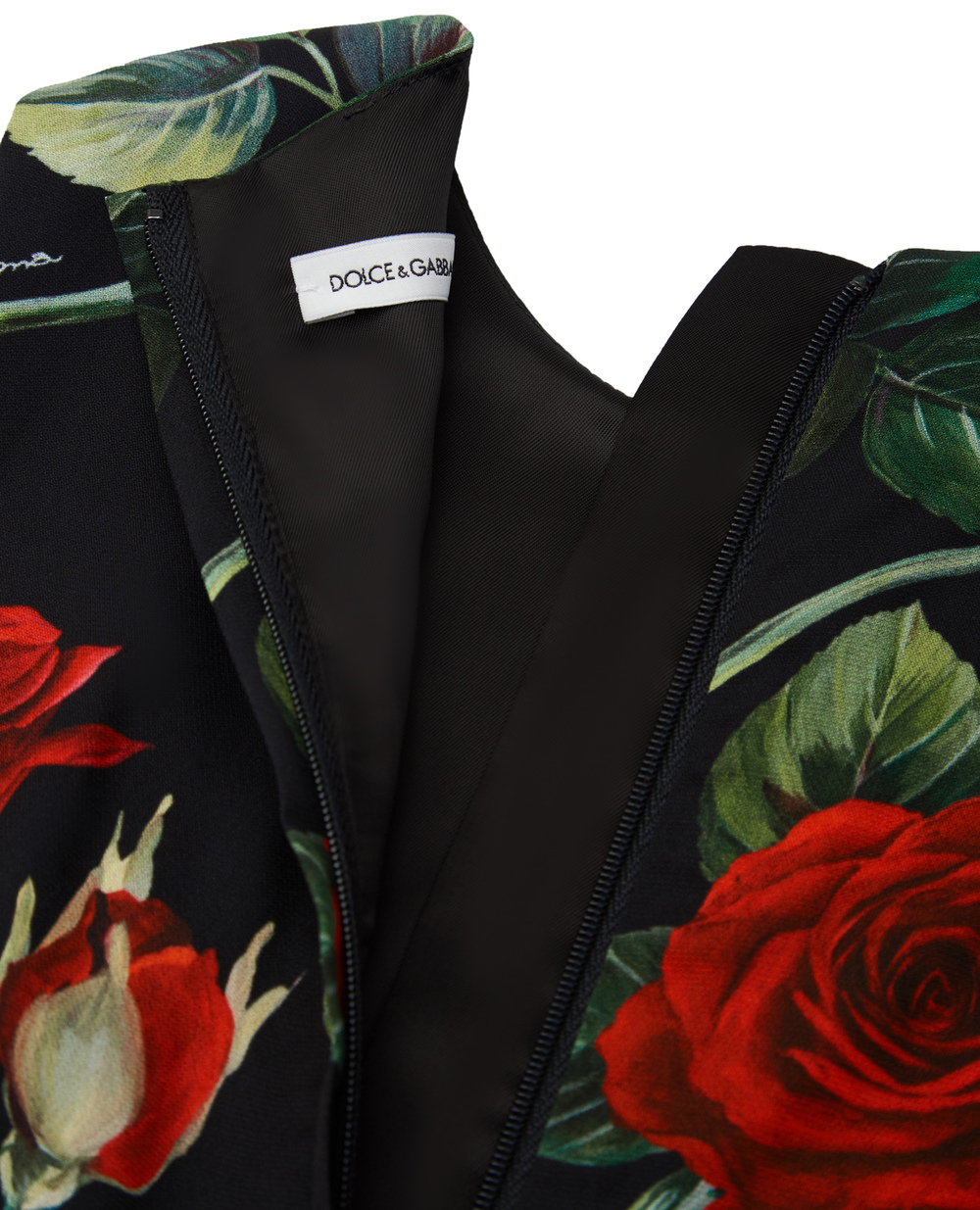 Дитяча сукня Dolce&Gabbana Kids L52DX5-FS8CR-S, чорний колір • Купити в інтернет-магазині Kameron