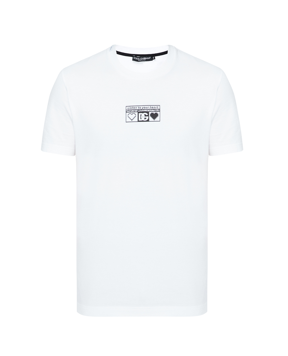Футболка Dolce&Gabbana G8PB9T-HU7MA, белый цвет • Купить в интернет-магазине Kameron
