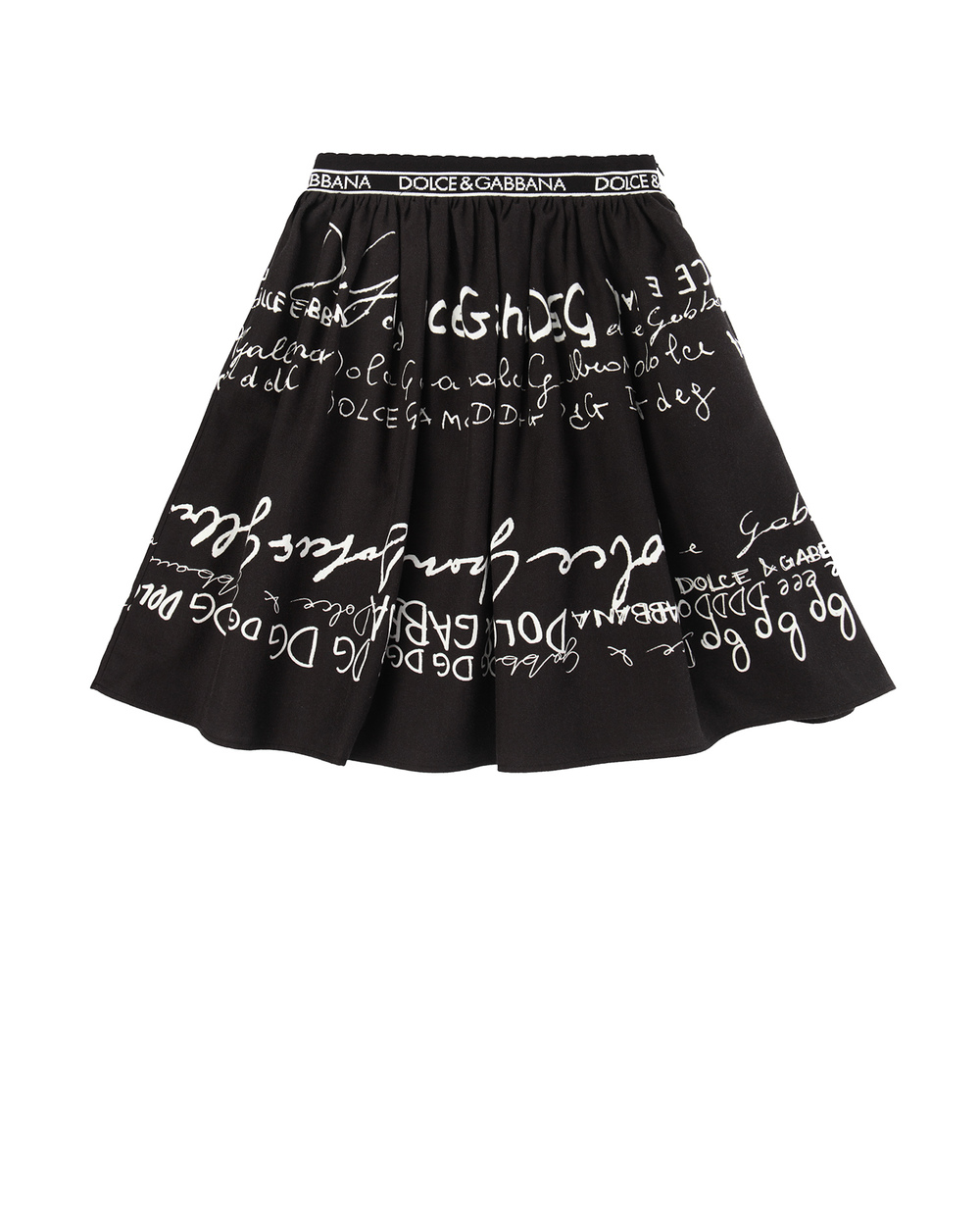 Спідниця Dolce&Gabbana Kids L53I31-G7XBY-S, чорний колір • Купити в інтернет-магазині Kameron