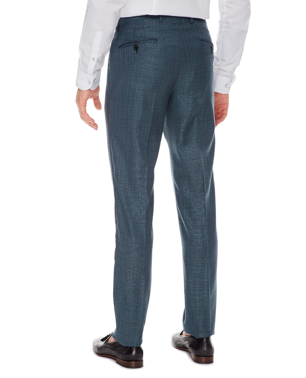 Вовняні штани Dolce&Gabbana GY7BMT-FU217, синій колір • Купити в інтернет-магазині Kameron