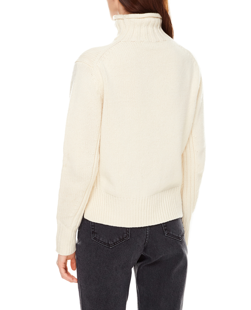 Шерстяной свитер Polo Ralph Lauren 211780367002, белый цвет • Купить в интернет-магазине Kameron