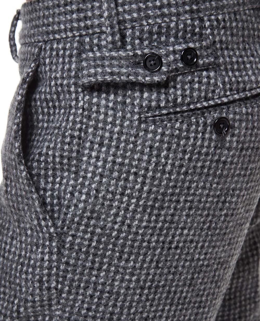 Вовняні штани Dolce&Gabbana GY6IET-FMMFZ, сірий колір • Купити в інтернет-магазині Kameron