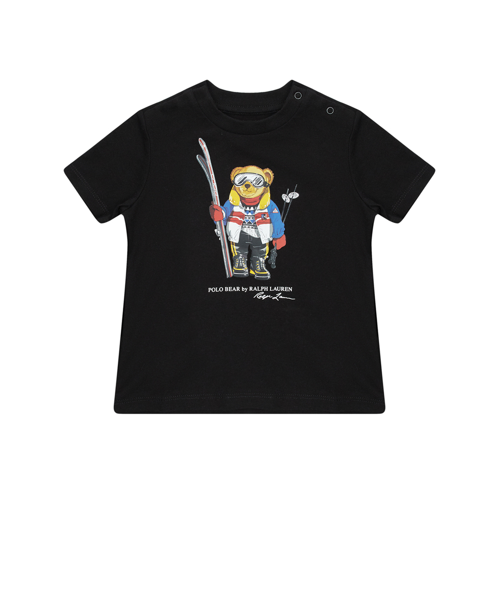 Детская футболка Polo Bear Polo Ralph Lauren Kids 320853828010, черный цвет • Купить в интернет-магазине Kameron