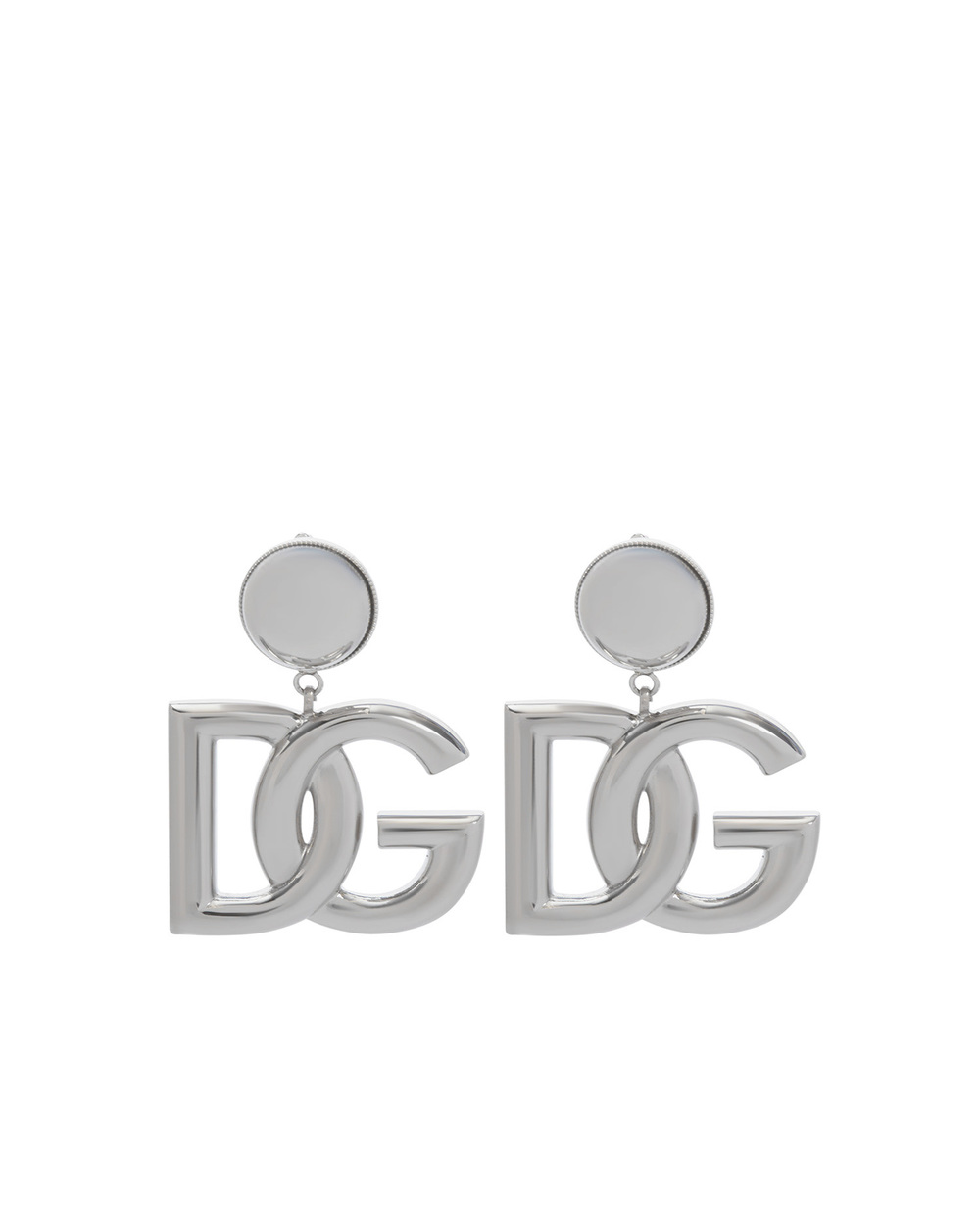 Кліпси Dolce&Gabbana WEN6P2-W1111, срібний колір • Купити в інтернет-магазині Kameron