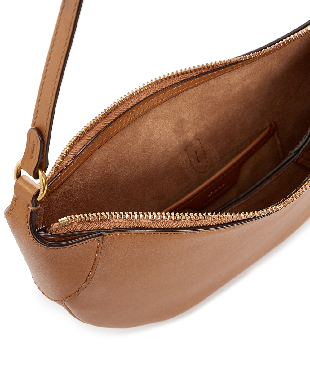 Шкіряна сумка Polo ID Shoulder Bag Mini Polo Ralph Lauren 428871248003, бежевий колір • Купити в інтернет-магазині Kameron