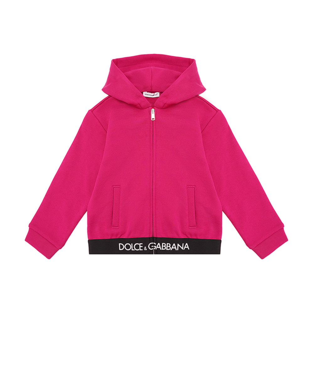 Дитяча толстовка (костюм) Dolce&Gabbana Kids L2JW7E-G7E3Z, фуксія колір • Купити в інтернет-магазині Kameron