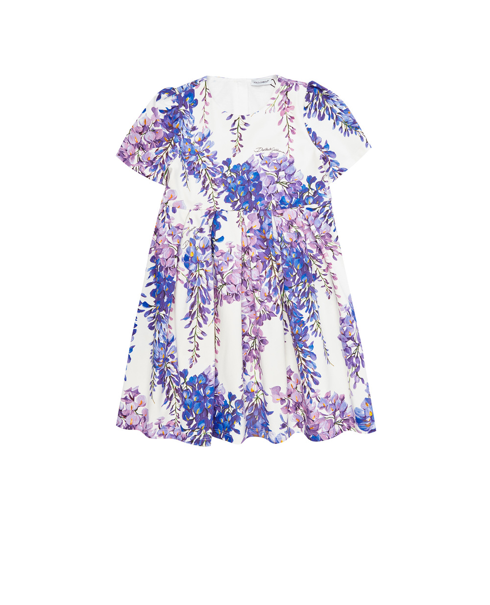 Дитяча сукня Dolce&Gabbana Kids L5JD4C-FSGZ7-S, білий колір • Купити в інтернет-магазині Kameron
