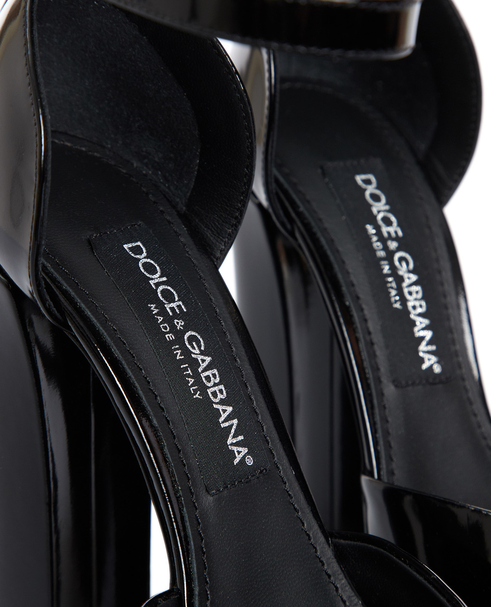 Шкіряні туфлі Dolce&Gabbana CD1727-A1037, чорний колір • Купити в інтернет-магазині Kameron