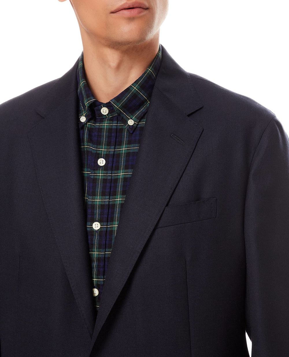 Шерстяной пиджак Polo Ralph Lauren 715768603001, синий цвет • Купить в интернет-магазине Kameron