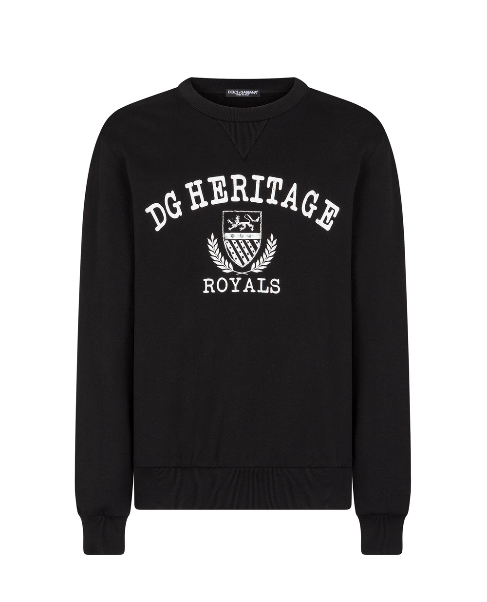 Світшот Dolce&Gabbana G9QI1T-FU7DU, чорний колір • Купити в інтернет-магазині Kameron