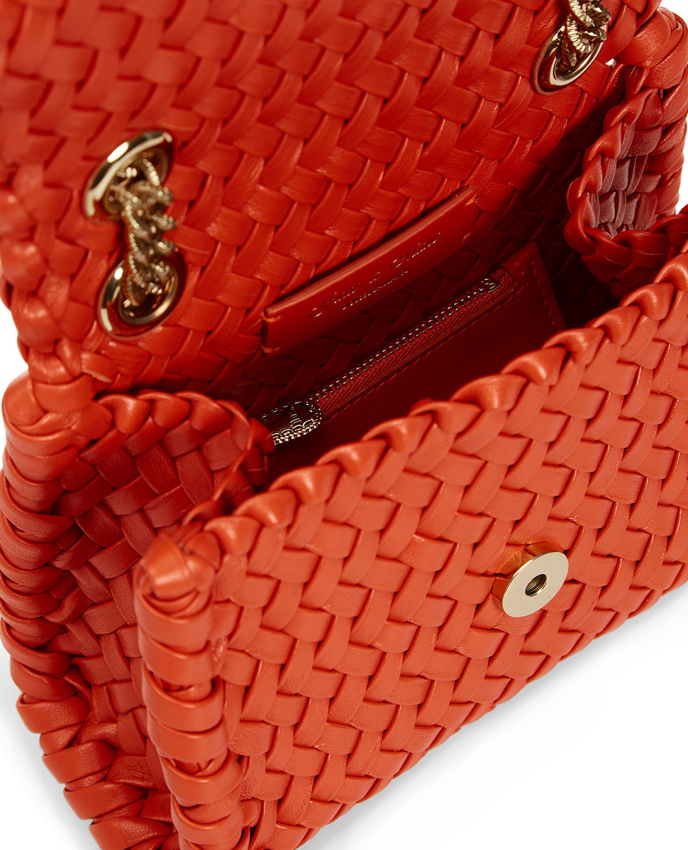 Кожаная сумка Devotion Dolce&Gabbana BB6877-AX813, коралловый цвет • Купить в интернет-магазине Kameron