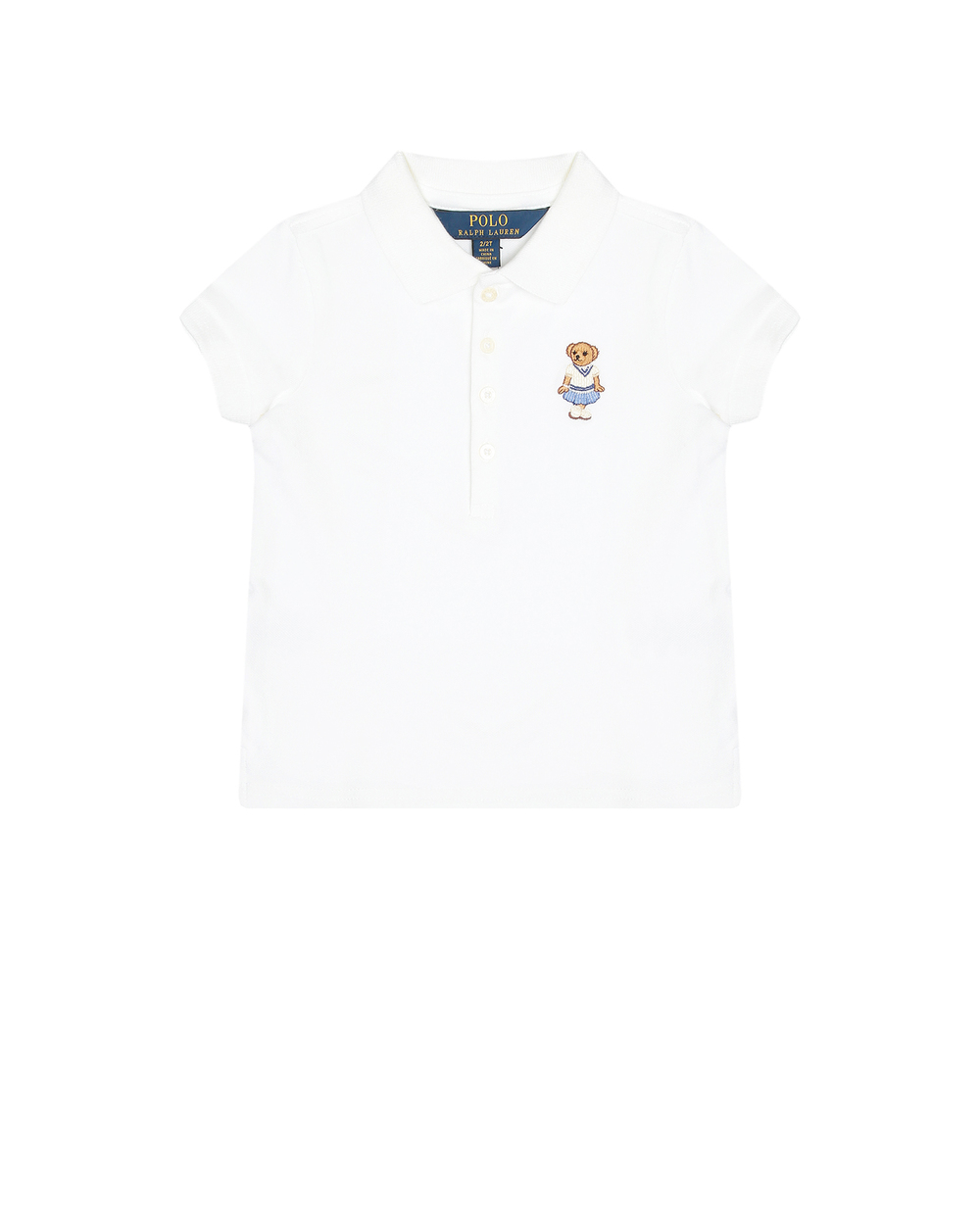 Поло Polo Ralph Lauren Kids 313743489001, білий колір • Купити в інтернет-магазині Kameron