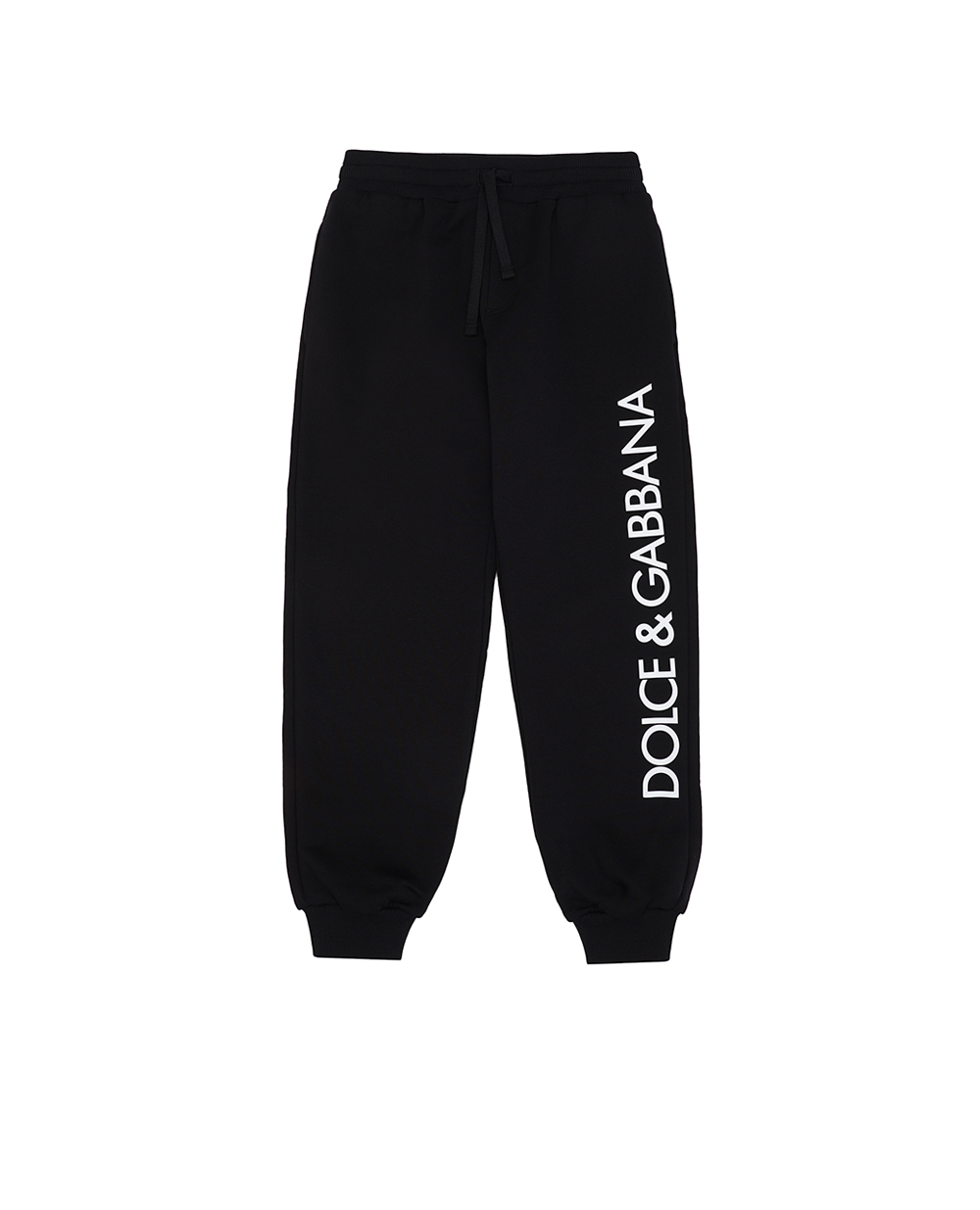 Детские брюки спортивные (костюм) Dolce&Gabbana Kids L4JPIG-G7KU9-S, черный цвет • Купить в интернет-магазине Kameron