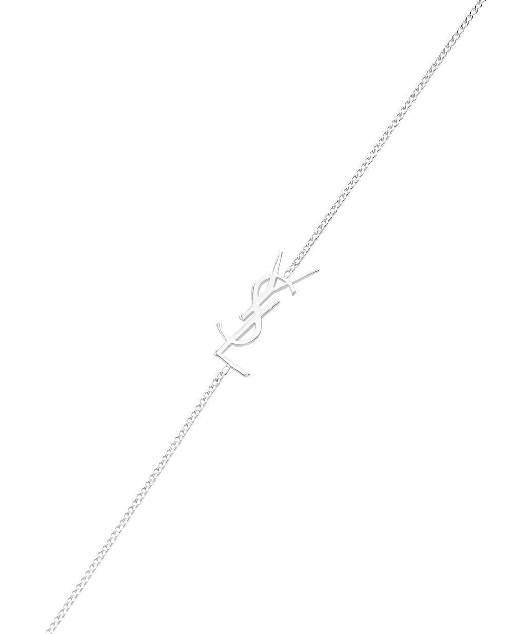 Браслет Charm Saint Laurent 635533-Y1500, срібний колір • Купити в інтернет-магазині Kameron