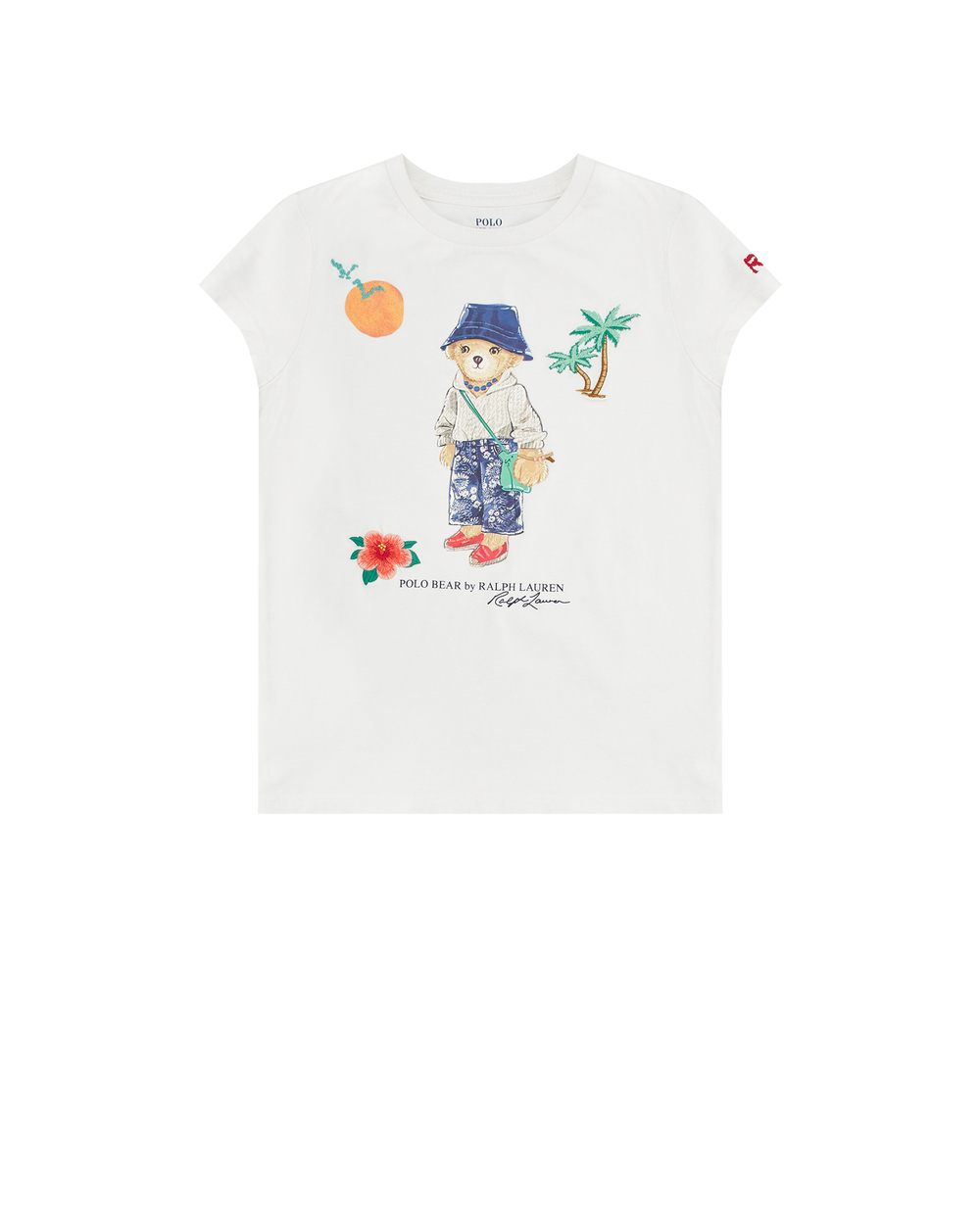 Дитяча футболка Polo Bear Polo Ralph Lauren Kids 313914367001, білий колір • Купити в інтернет-магазині Kameron