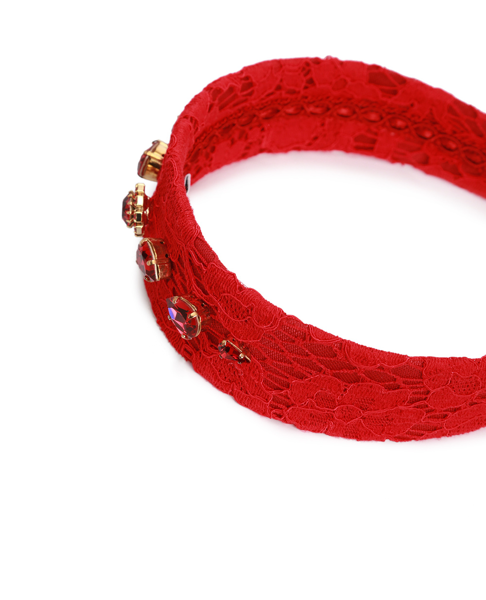 Детский обруч Dolce&Gabbana Kids LB3L50-G7VXT, красный цвет • Купить в интернет-магазине Kameron