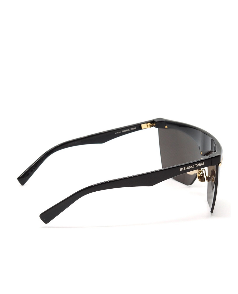 Сонцезахисні окуляри Saint Laurent SL 614 MASK-001, чорний колір • Купити в інтернет-магазині Kameron