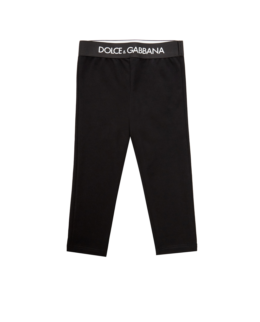 Детские леггинсы Dolce&Gabbana Kids L5JP3J-G7BGA-S, черный цвет • Купить в интернет-магазине Kameron