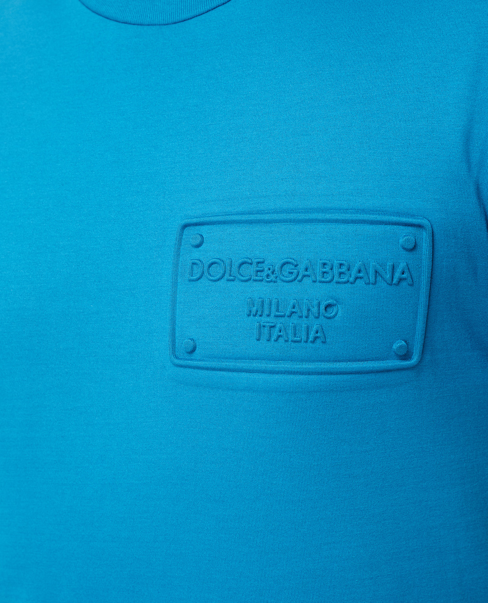 Футболка Dolce&Gabbana G8PO7Z-FU7EQ, синій колір • Купити в інтернет-магазині Kameron