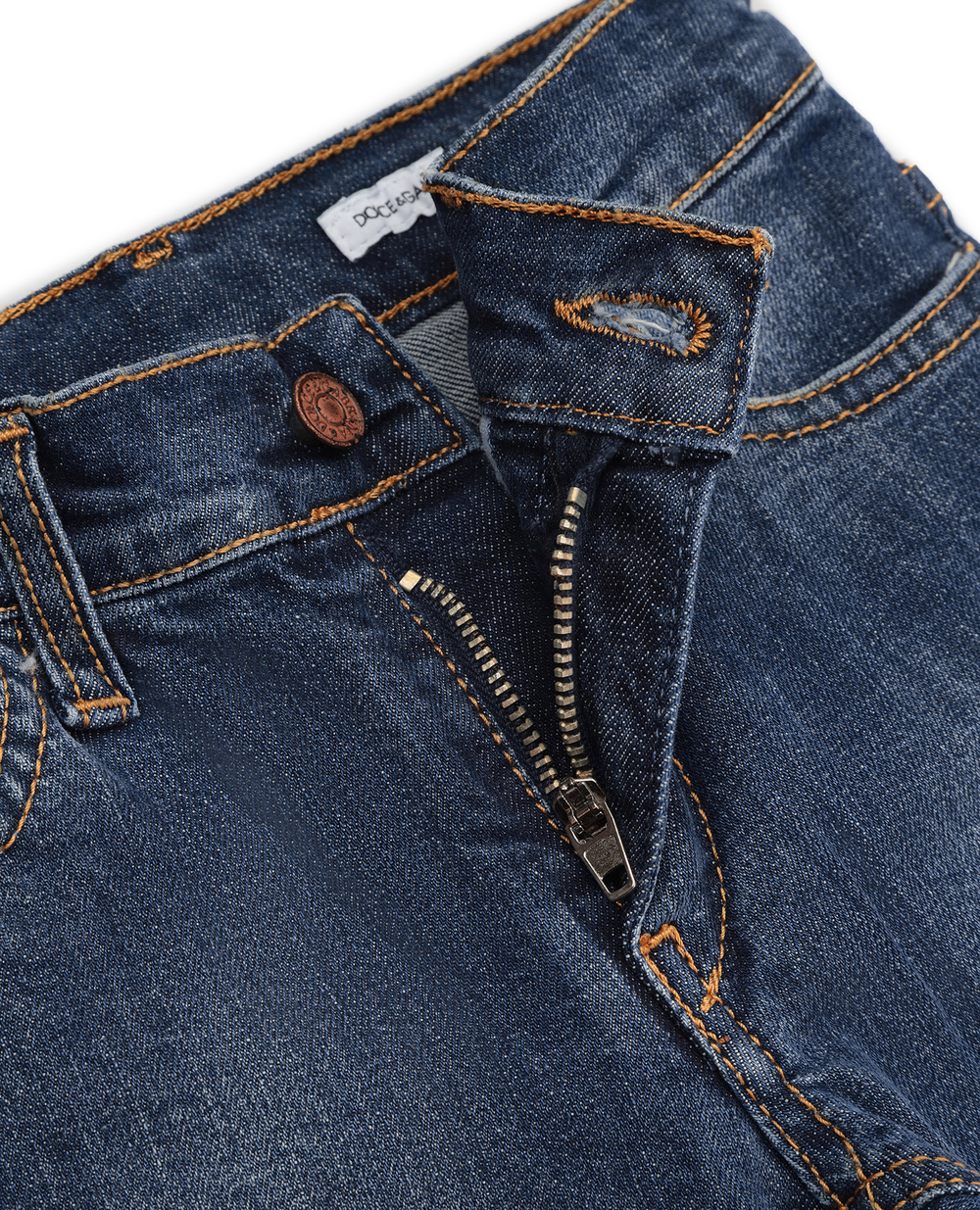 Детские джинсы Dolce&Gabbana Kids L41F96-LD858-B, синий цвет • Купить в интернет-магазине Kameron