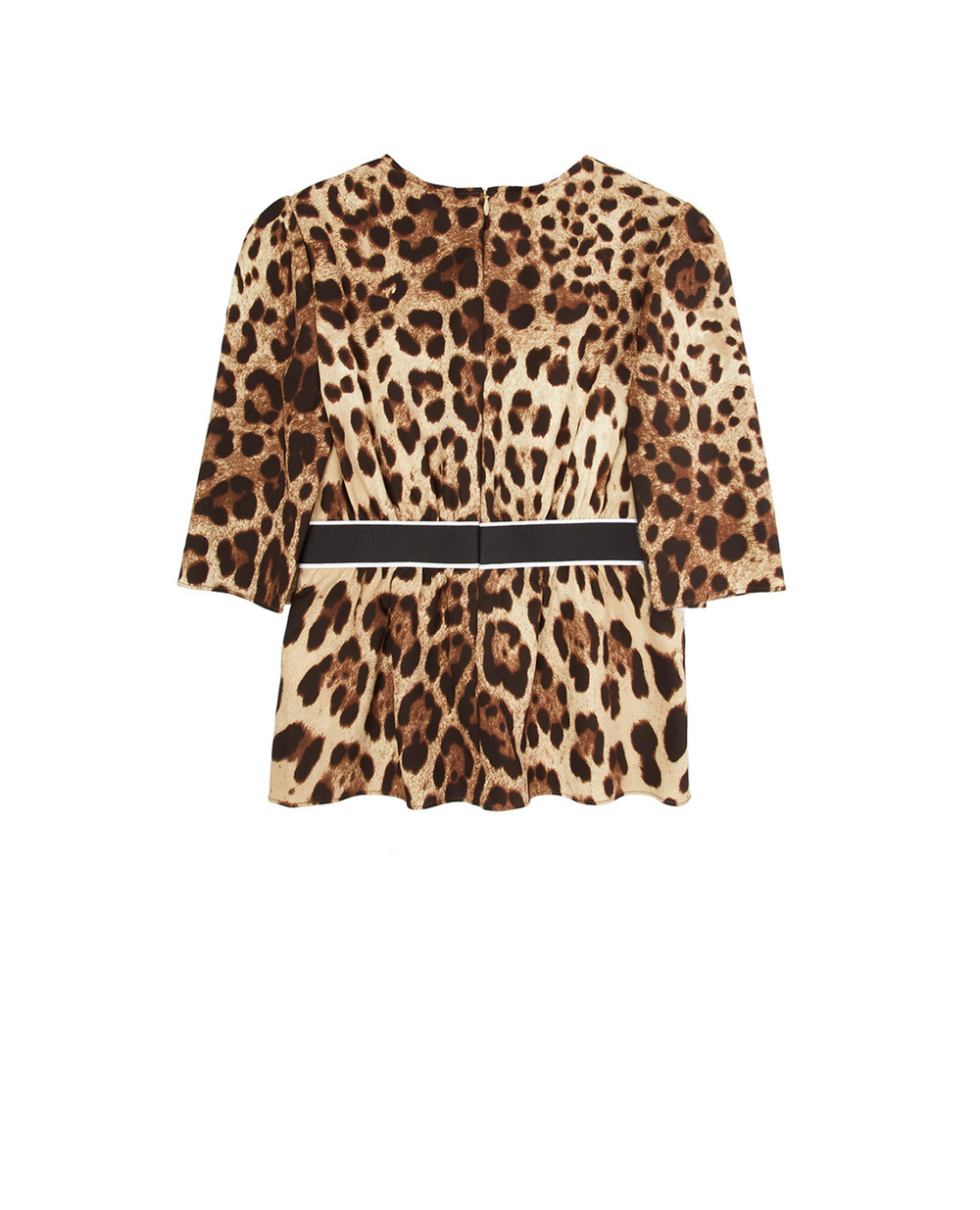 Дитяча шовкова блуза Dolce&Gabbana Kids L55S41-G7BIJ-S, бежевий колір • Купити в інтернет-магазині Kameron