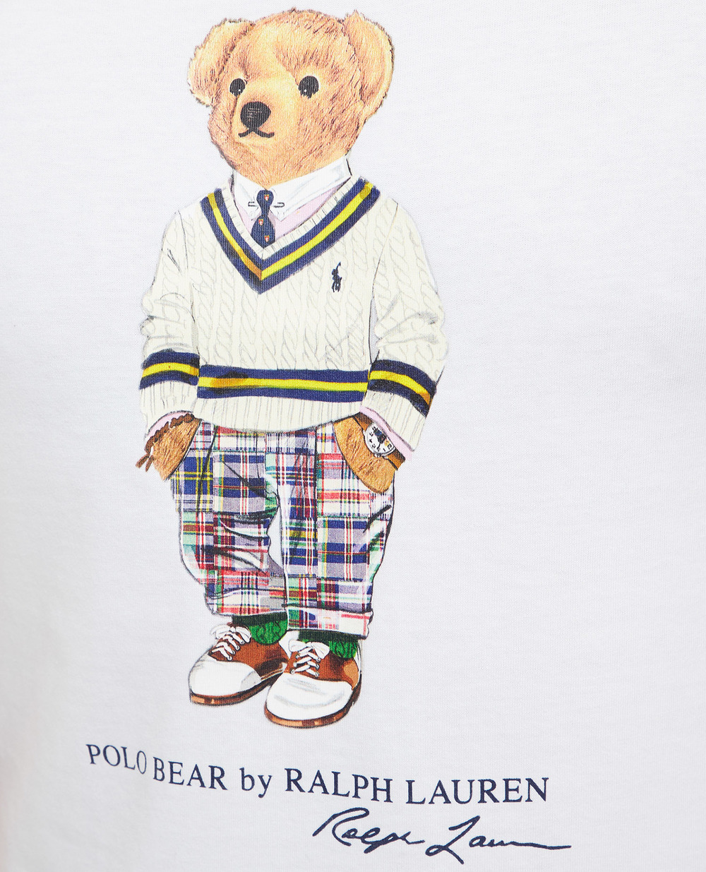 Футболка Polo Bear Polo Ralph Lauren 710853310018, белый цвет • Купить в интернет-магазине Kameron