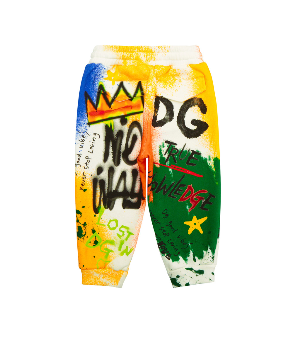 Спортивные брюки Dolce&Gabbana Kids L4JPDF-G7A6U-S, разноцветный цвет • Купить в интернет-магазине Kameron