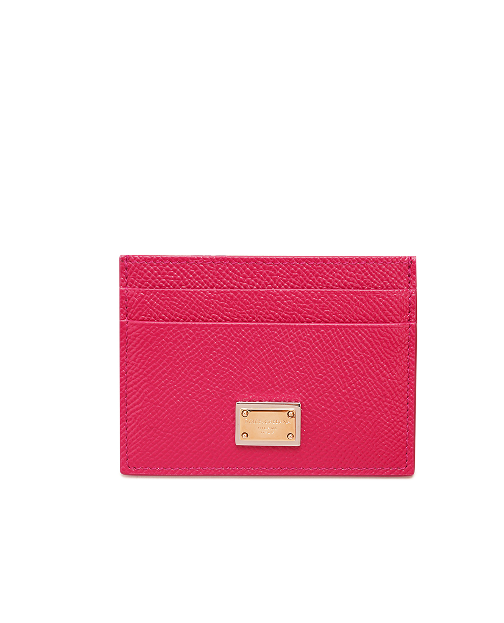 Шкіряна візитниця Dolce&Gabbana BI0330-A1001, рожевий колір • Купити в інтернет-магазині Kameron