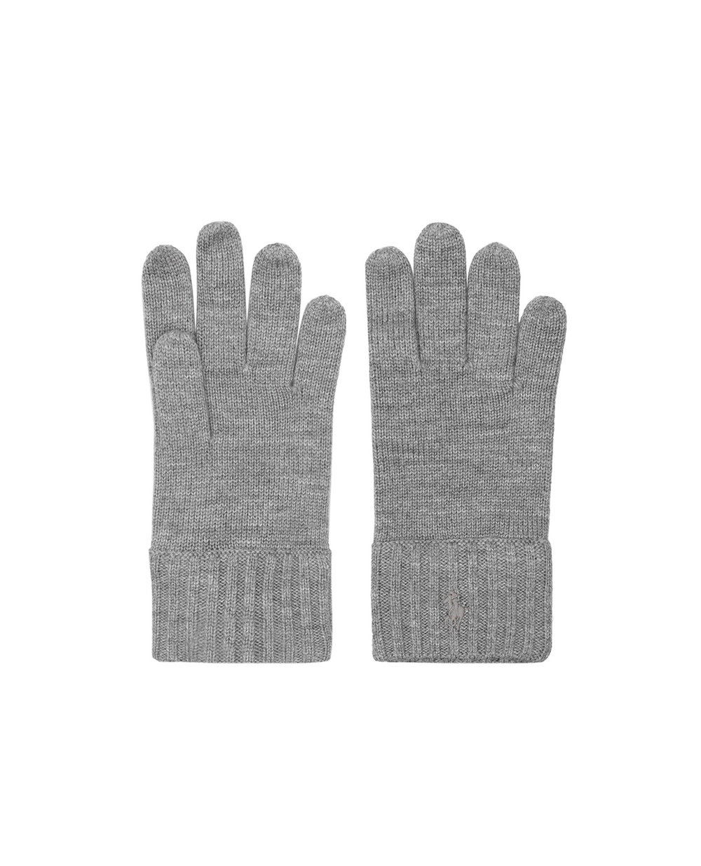 Вовняні рукавички Polo Ralph Lauren Kids 323814230007, сірий колір • Купити в інтернет-магазині Kameron