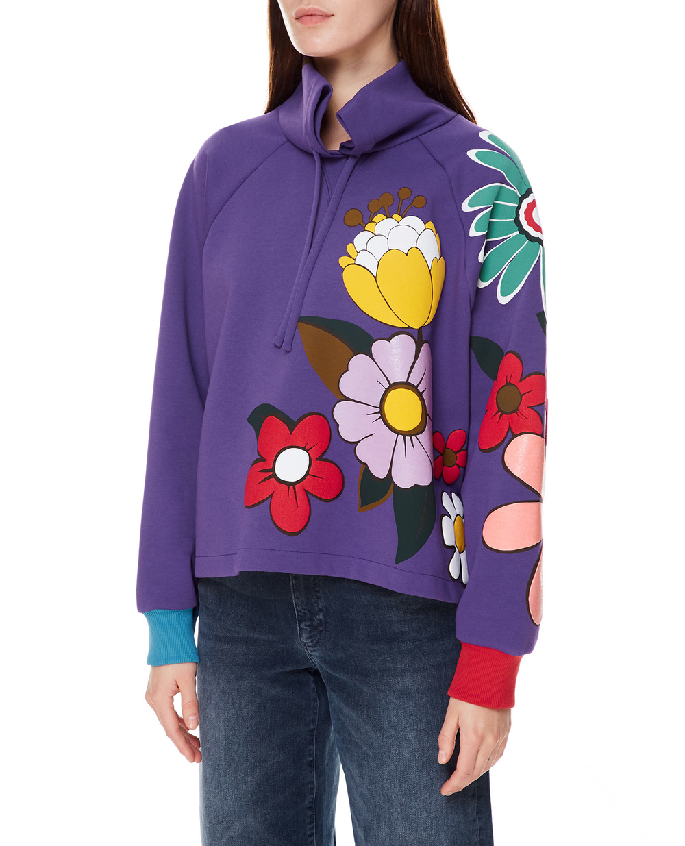 Свитшот Dolce&Gabbana F9J32T-G7YZY, фиолетовый цвет • Купить в интернет-магазине Kameron
