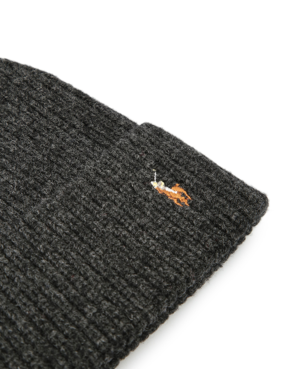 Вовняна шапка Polo Ralph Lauren 449775524007, сірий колір • Купити в інтернет-магазині Kameron