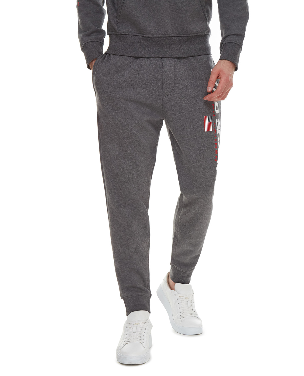 Спортивные брюки Polo Ralph Lauren 710770023005, серый цвет • Купить в интернет-магазине Kameron