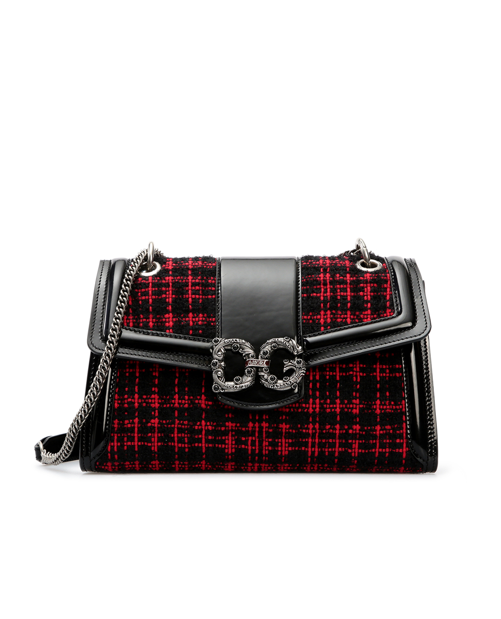 Твідова сумка Amore Dolce&Gabbana BB6748-AW045, чорний колір • Купити в інтернет-магазині Kameron