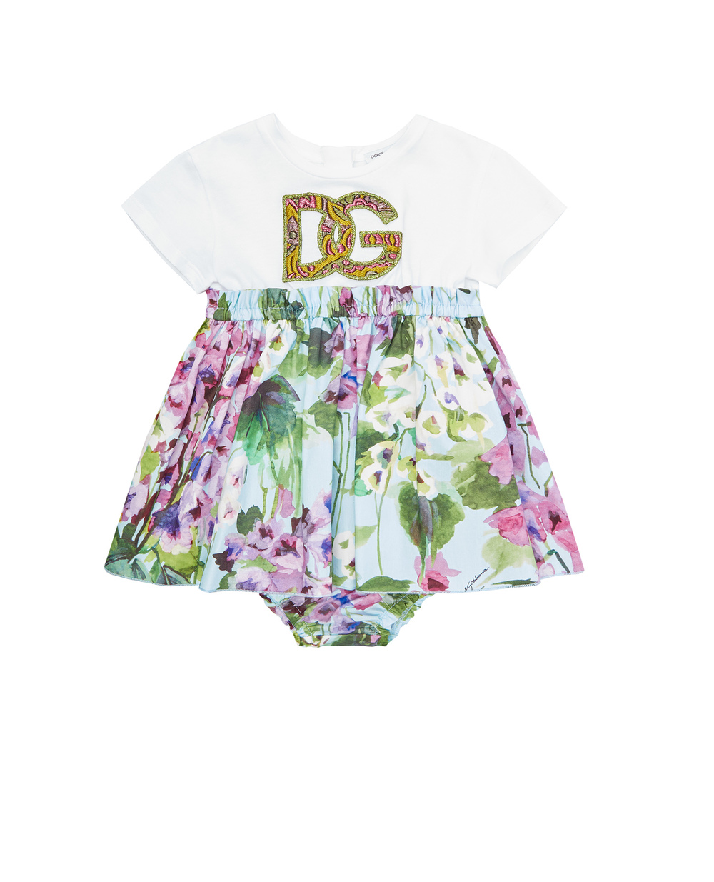 Детское платье Dolce&Gabbana Kids L2JD3W-G7CE9, разноцветный цвет • Купить в интернет-магазине Kameron