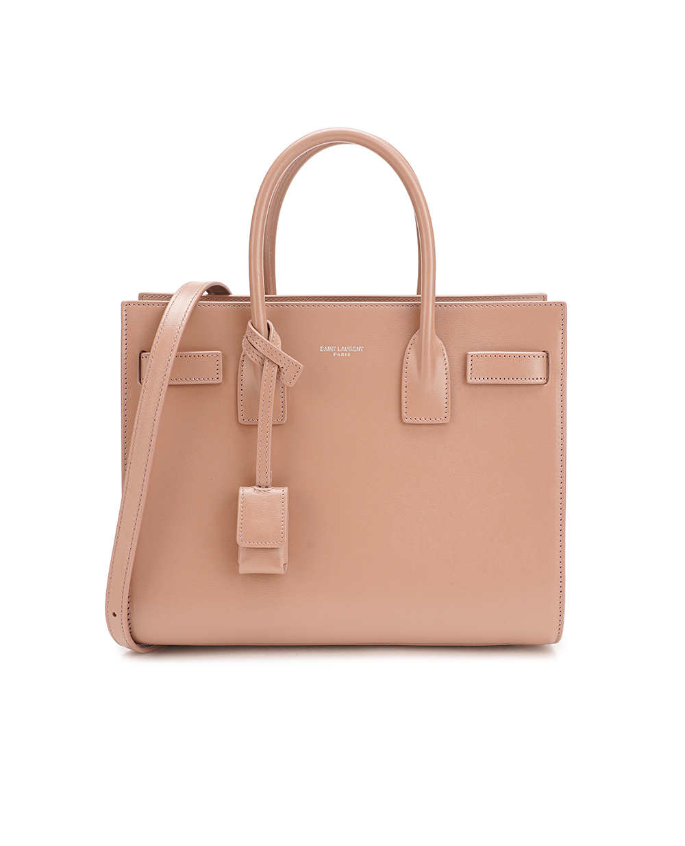 Кожаная сумка Sac De Jour Baby Medium  Saint Laurent 421863-02G9E, коричневый цвет • Купить в интернет-магазине Kameron