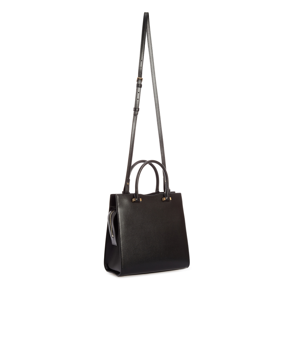 Кожаная сумка Uptown Saint Laurent 634730-1KA0J-, черный цвет • Купить в интернет-магазине Kameron