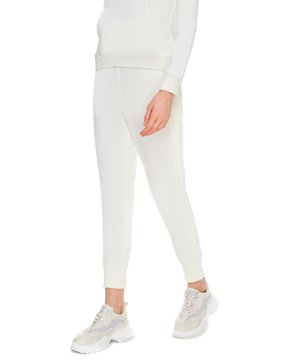 Спортивні брюки Polo Ralph Lauren 211827884001, білий колір • Купити в інтернет-магазині Kameron